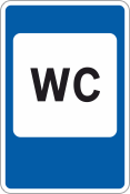 Дорожный знак «Туалет»