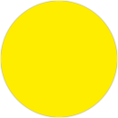 Наклейка «Желтый круг» – знак для слабовидящих людей